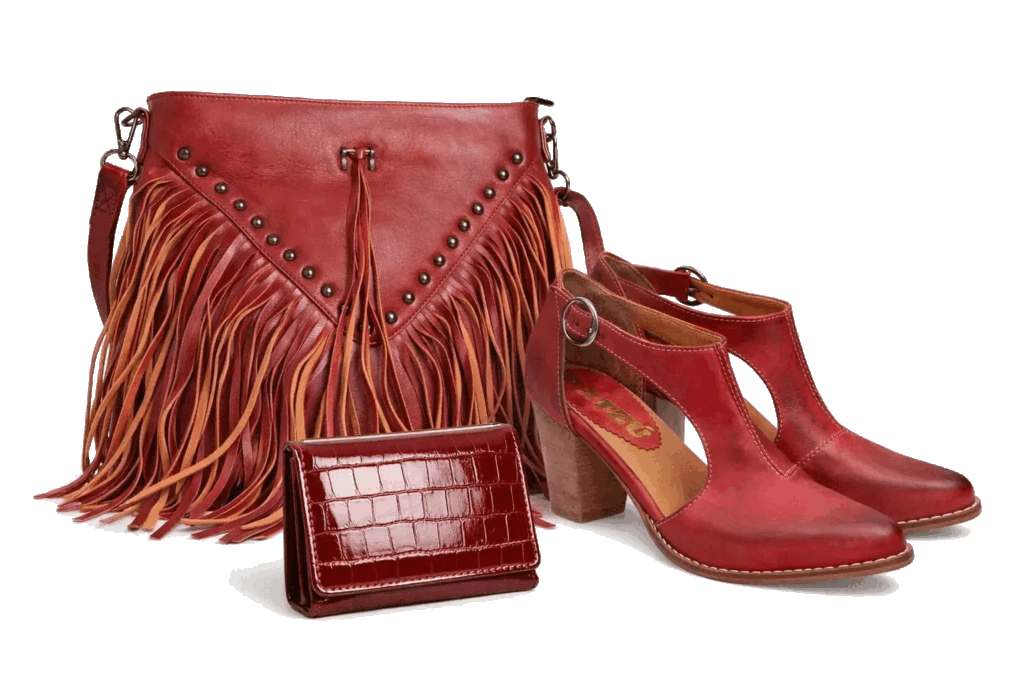 Cartera Zapatos Roja moda femenina online