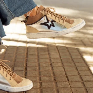 sneaker star plata natural