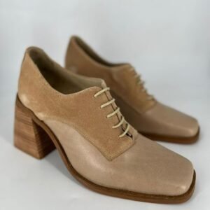 zapato abotinado combinado vonna