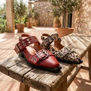 Zapato Mía Slingback Rojo