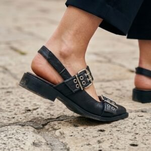 Zapato Mía Slingback Negro